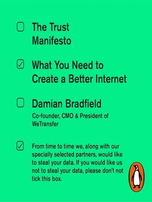 cover image of The Trust Manifesto